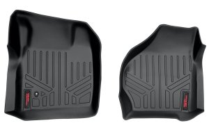 Ford F-350 Super Duty Floor Mats - Front - Rough Country - Heavy Duty Floor Armor - '99-'07 Ford F-350 Super Duty Floor Mats - Front - Rough Country - Heavy Duty Floor Armor - '99-'07